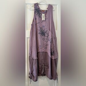 Blue Fish Cloudworks Dress in Sea Fog - NWT!